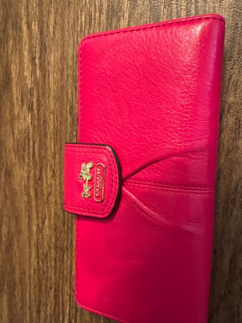 Red Coach wallet